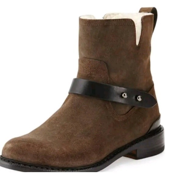 rag & bone Shoes - Rag & Bone Shearling Lined Ashford Moto Boots Sz 10